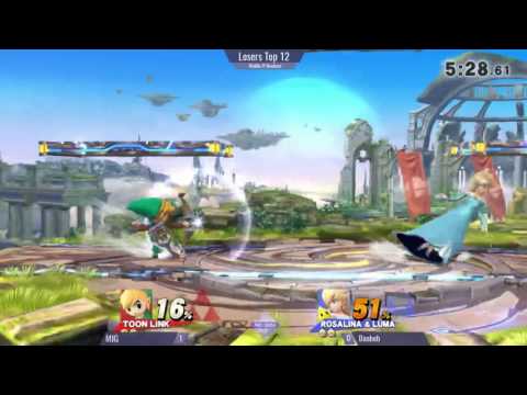 MJG (Toon Link) vs DanBob (Rosalina & Luma) - Middle O' Nowhere Singles - Losers Top 12