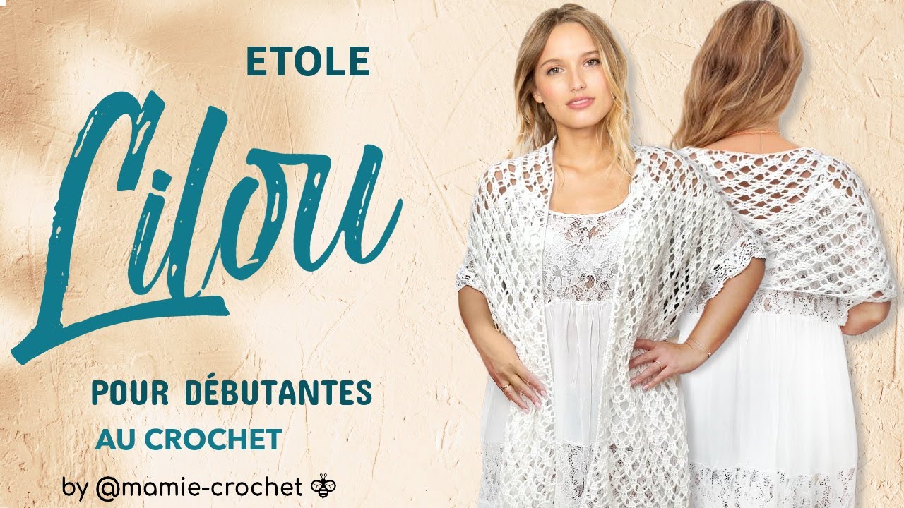 Comment faire UNE JOLIE ETOLE LILOU AU  CROCHET TUTO pas a pas  #mamiecrochet