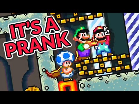 Trolling with the Ultimate Mind Games in Mario Maker 2 Online Multiplayer