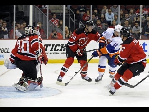 New York Islanders @ New Jersey Devils 4-3 SO | October 4th 2013 | Highlights | NHL 13