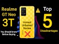 Realme GT Neo 3T Top 5 Disadvantages Must Watch Before You Buy Realme Issues Realmegtneo3t