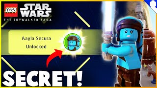 HOW TO UNLOCK LEGO Star Wars The Skywalker Saga HIDDEN AAYLA SECURA Playable Character!