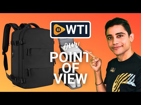 coofay Large Travel Backpack For Women Men Airline Approved Carry On Flight Luggage Waterproof Sports Casual Daypack Small For Hiking Black Large A-black - WTI product video review