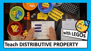 Teach Distributive Property with Legos! #mathgames #middleschoolmath #mathgames
