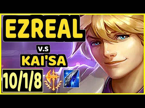 ACHUU (EZREAL) vs KAI'SA - 10/1/8 KDA BOTTOM ADC CHALLENGER GAMEPLAY - EUW