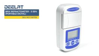 Brix Refractometer - 5-38% (Portable Digital)