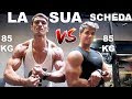 PROVO LA SCHEDA BRACCIA DI UN NATURAL MAN PHYSIQUE!