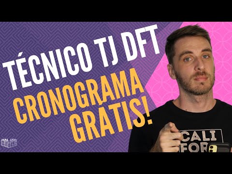 Concurso Técnico TJ DFT 2022 - Análise e cronograma GRÁTIS (plano de estudos completo)
