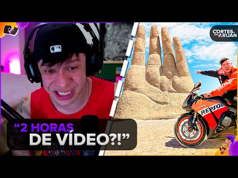 ARUAN REAGE: FUI DE REPSOL PARA O ATACAMA NO CHILE 😲 (RENATO GARCIA) - Cortes do Aruan
