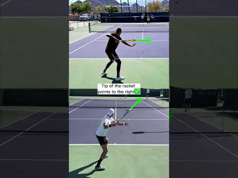 Kyrgios & Berrettini Forehand Comparison🔥