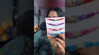 Rakhi Haul for this raksha bandhan 😂 Ordered from amazon & Scrunchies by Stuti 💜