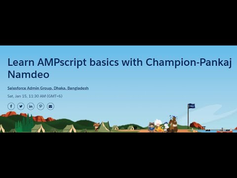 Learn AMPscript basics with Champion-Pankaj Namdeo