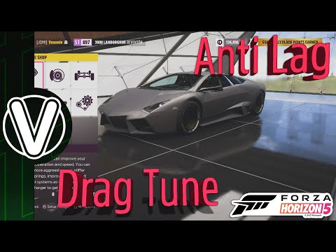 Forza Horizon 5 | Lamborghini Reventon Drag Build And Tune *Anti Lag* (Forza Horizon 5 Guides)