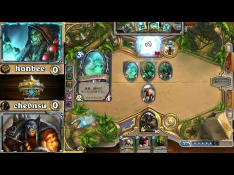 Hearthstone Japan Major: che0nsu vs honbee - Day 1
