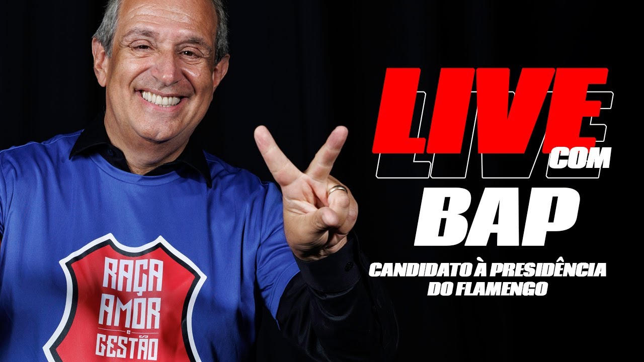 ENTREVISTA AO VIVO COM BAP, CANDIDATO DA OPOSIÇÃO À ELEIÇÃO PARA PRESIDENTE DO FLAMENGO