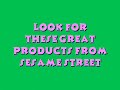 Look For These Great Products From Sesame Street 1995 1997 Logo