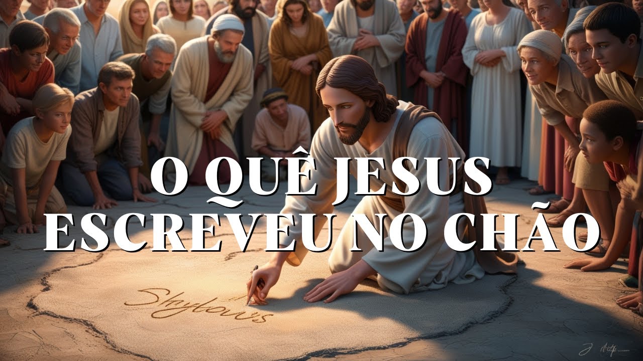 jesus escreve no chão#fe #motivation #vida #reflexão #palavradedeus