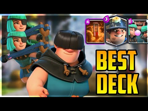 OVERPOWERED RASCALS MINER POISON DECK | Clash Royale