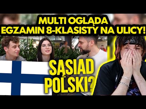 MULTI ogląda EGZAMIN 8-KLASISTY NA ULICY!