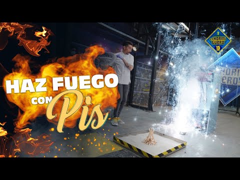 ¡Lo nunca visto! Marron enseña a hacer fuego con orina - Ciencia - El Hormiguero