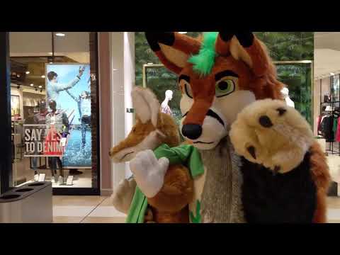 Fursuit Walk in der Holstengalerie in Neumünster am 17.02.2018