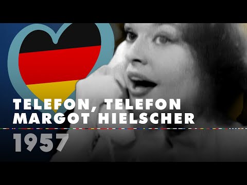 TELEFON, TELEFON – MARGOT HIELSCHER (Germany 1957 – Eurovision Song Contest HD)