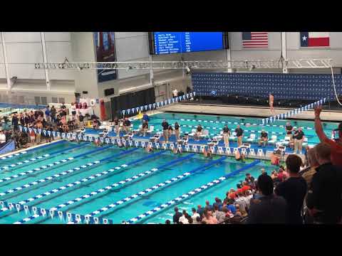 Dean Farris Wins in a Blazing 43.66 | 100 Back A Final | 2019 Mens NCAA Championships