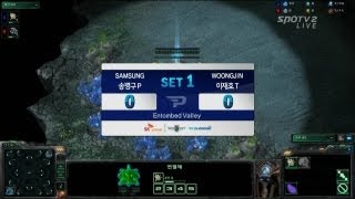 SPL [01.07] Strok(Samsung) vs Light(Woongjin) 1SET /  WCS Entombed Valley - Starcraft 2