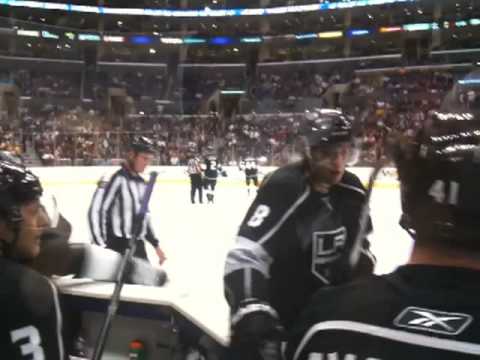 LA Kings Behind Team Bench