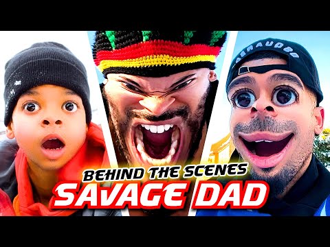 SAVAGE DAD | Behind The Scenes 🎬 *FIRST TIME EVER!*