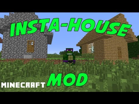 WhatZachDoes - Minecraft Mod Spotlight: INSTA HOUSE!!!