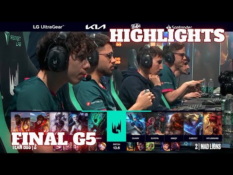 BDS vs MAD - Game 5 Highlights | Final LEC Spring 2023 Playoffs | Team BDS vs Mad Lions G5