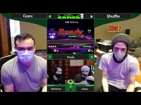 CT GamerCon 5 SSBM - Shuffle (Sheik, ICs) vs. Guex (Yoshi) - Melee WR2