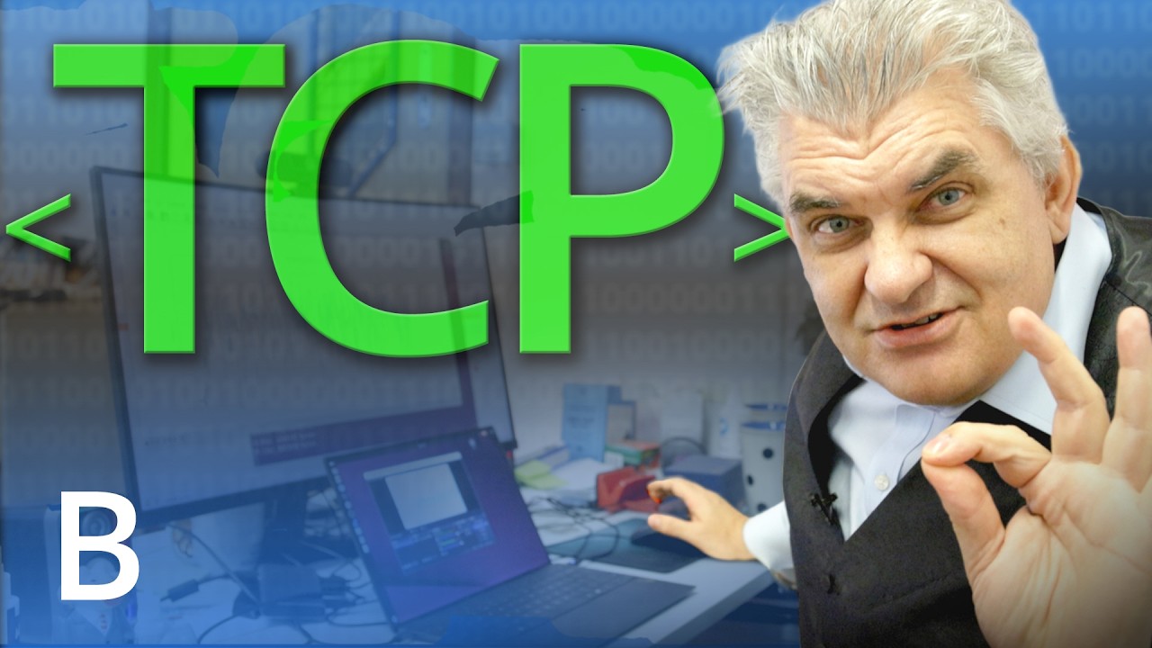 TCP b : Additive Increase Multiplicative Decrease & 'Slow Start' - Computerphile