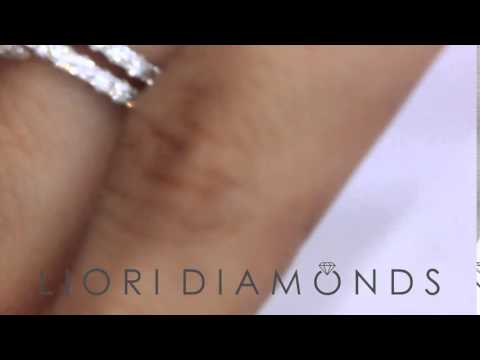 ER-1129 - 4.40 Carat H-SI2 Certified Natural Round Diamond Engagement Ring 14k White Gold