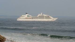 Seabourn Sojourn departing Lisbon