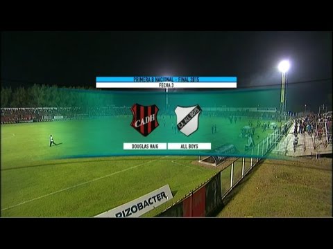 Douglas Haig - All Boys. Fecha 3 Torneo Primera B Nacional 2014. FPT.