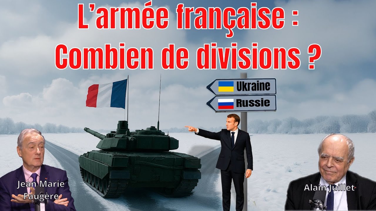 L'armée Française : combien de divisions ?