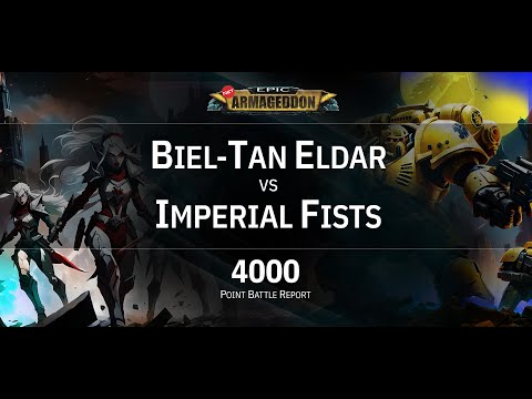 Epic Net Armageddon 4000 Point Battle Report - Biel-Tan Eldar vs Imperial Fists