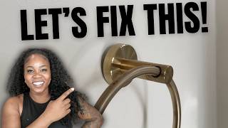 I Hung My Towel Holder WRONG… Here’s How to Do It Correctly