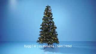 Julgran med inbyggd belysning - Kan användas både inom- och utomhus