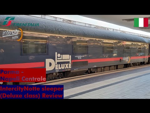 Overnight trip with INTERCITYNOTTE Sleeper (DELUXE) between Parma and Naples | Train Review