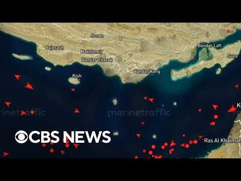 Ship traffic drops in Strait of Hormuz after weekend attacks
