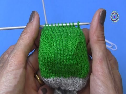 Projekt: Sockenstricken hier das Fersenkäppchen 4. Teil