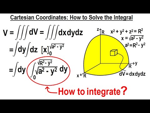 Calculus 3 Ch 13 1 Triple Integrals 1 of TBD Volume of a Sphere Using Spherical Coordinates