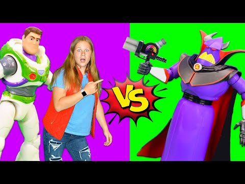 Assistant Saves Buzz Lightyear VS Emperor Zurg at the Pizza Planet