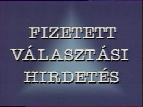 MTV1 Híradó részlet, FPH, Kertész Zsuzsa bemondó, reklám [1994. április 26.]