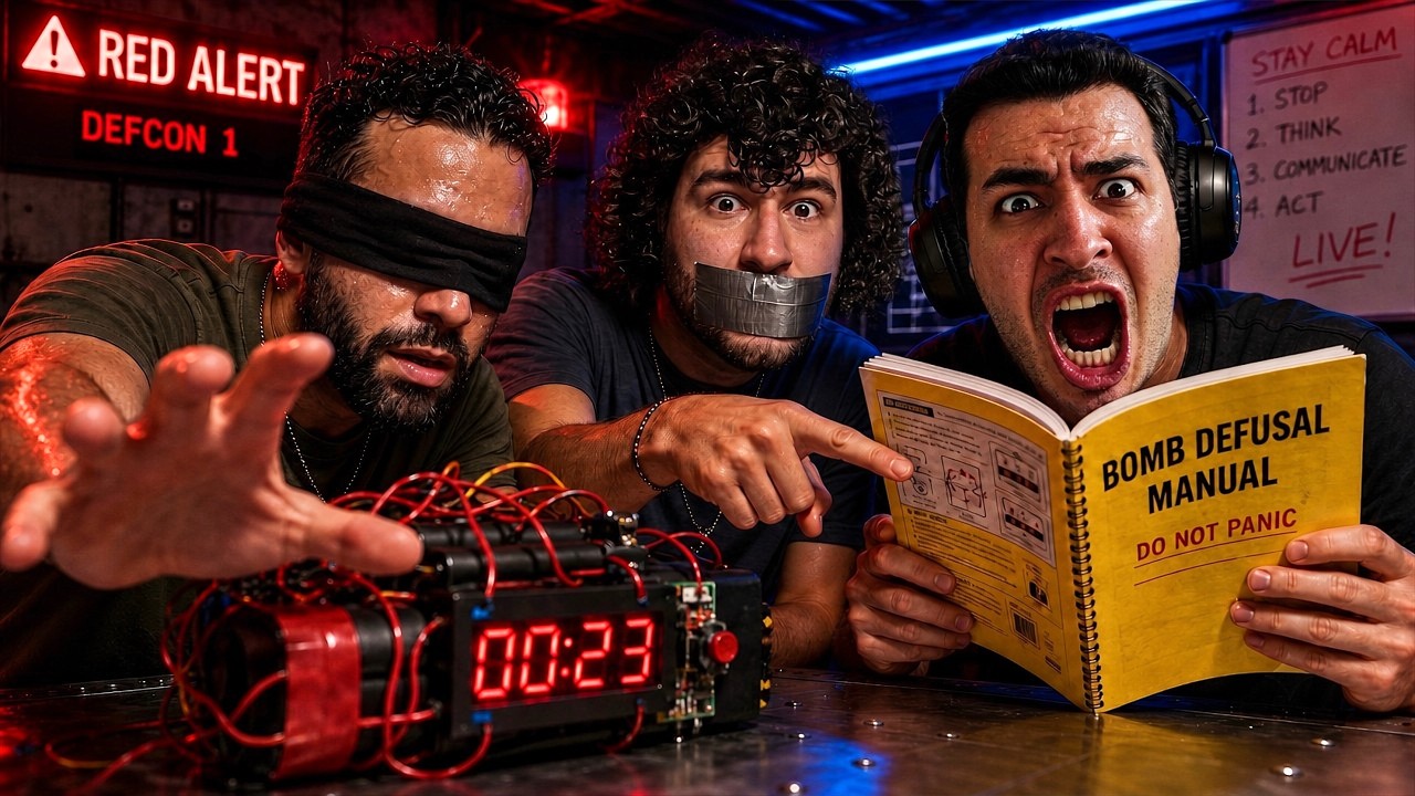 Bombanana 😂 کور و کر و لال باید بمب خنصی کنیم