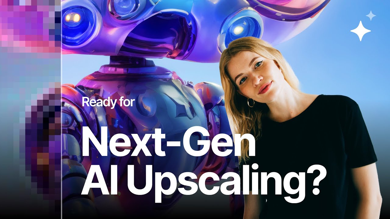 Creative: New AI Image Upscaler - Demo by LetsEnhance CEO Sofiia Shvets video thumbnail