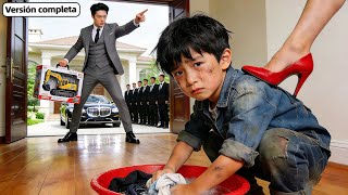 Multimillonario CEOVuelve D Viaje—Pero ve q Hijo Obligado A Comer Comida D Perro x Madrastra¡Furia!